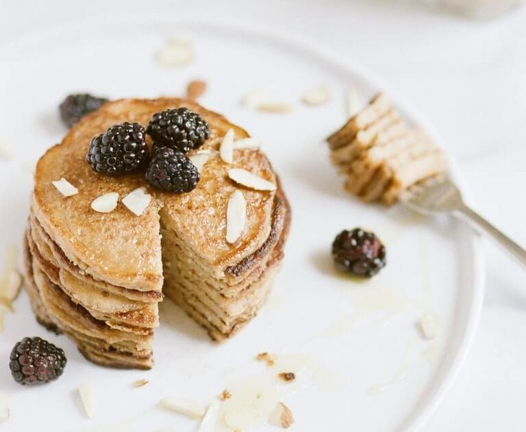 Tortitas de avena y plátano