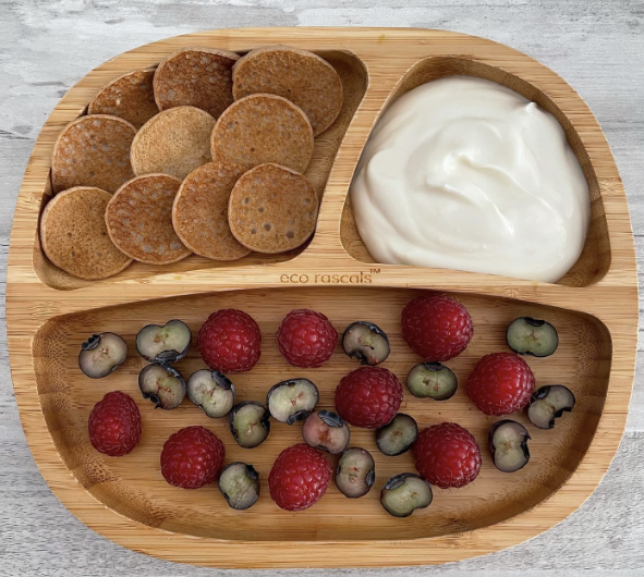 Tortitas de avena y plátano